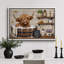 «Highland Cow Bubble Bath», œuvre d'art, impression sur toile encadrée, impression sur toile-131654375-131654377