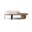 Burlywood Upholstered Bench