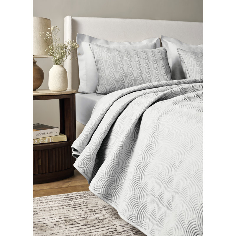 Ready-to-Bed Coverlet Set, Ice