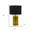 Lampe de table en verre Ingifrith