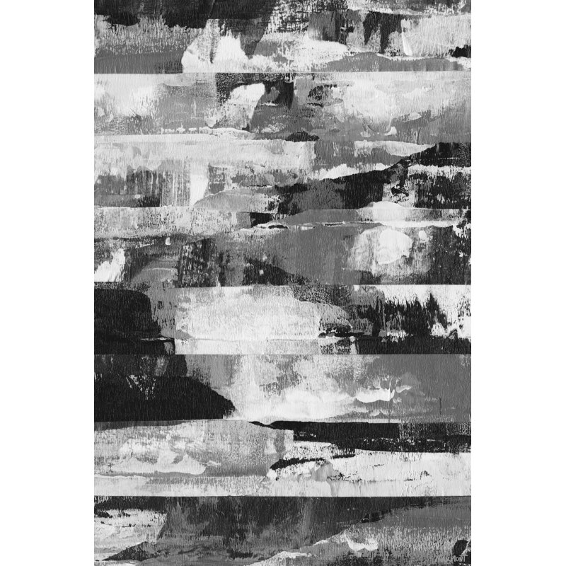 Striking Contrast by Marmont Hill - Wrapped Canvas Painting, 30cm H x 20cm W x 3.81cm D
