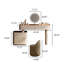 Coiffeuse 57,09 "de couleur kaki simple avec miroir