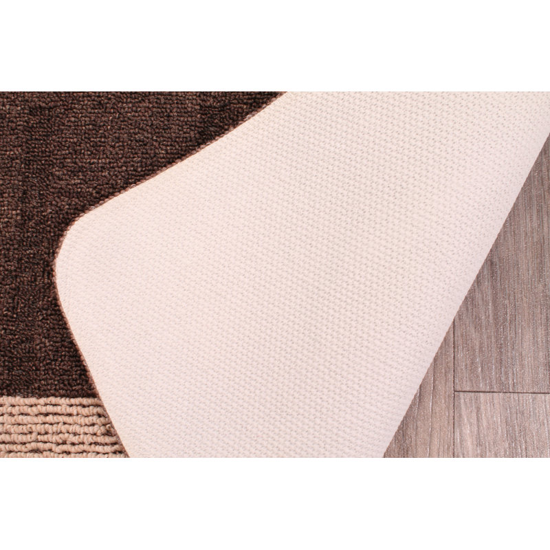 Finn Striped Kitchen Mat, Rectangle 57 x 180cm, Beige