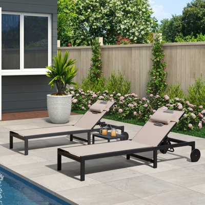 Chaise longue longue 76,77 po