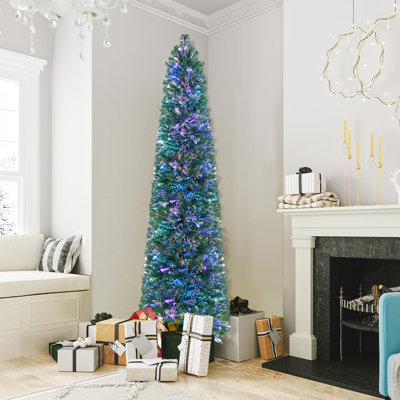 Lighted Pine Christmas Tree