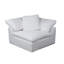 Canapé modulaire de coin surdimensionné de 176 po avec 2 repose-pieds Mielke | -1348021868