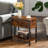 Balanger Side Table With Storage, Side Table Living Room, Small Table, Small Side Table, Narrow Bedside Table