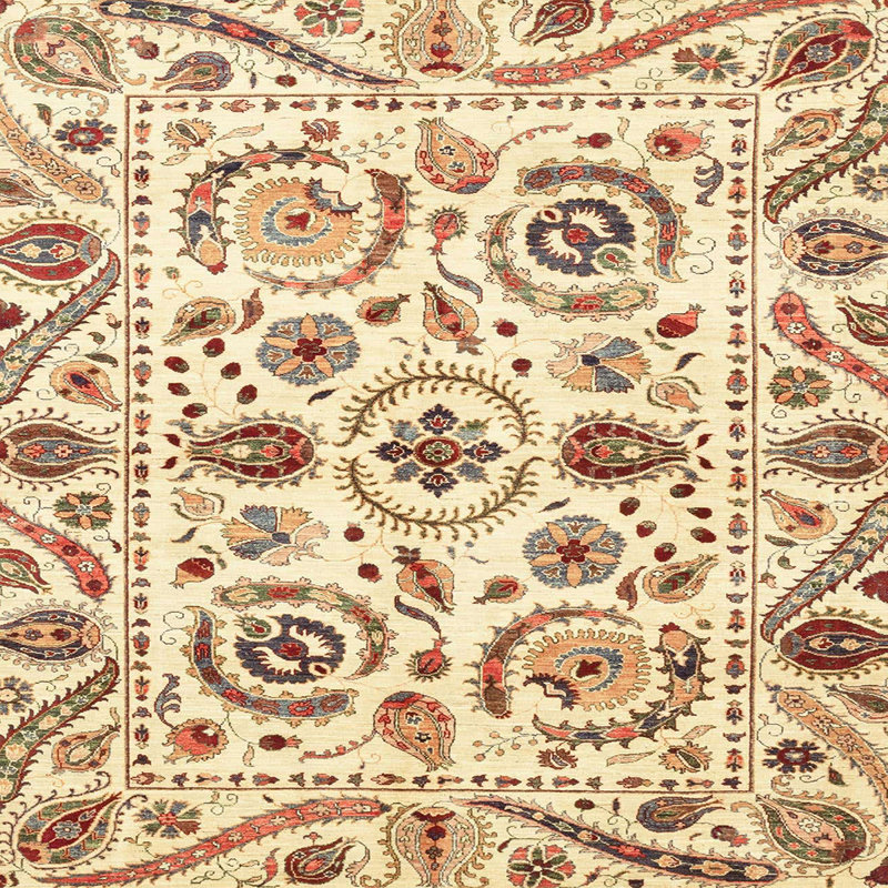 Abstract Indoor Rug, Square 7'