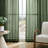 4 Pcs Semi Sheer Back Tab Curtain Panel Pair-956486487-956486484