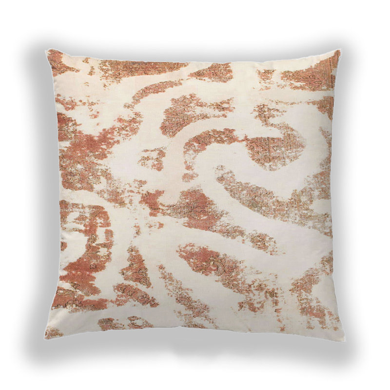 Coussin décoratif abstrait 1136, Microsuède