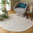 Digory Ebony Hand Tufted Wool/Cotton Abstract Rug in Ivory/Navy-998260239