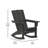 Beauton Commercial All-Weather Rocking Adirondack Chair with Swiveling Cupholder-1377591831