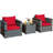 Alycen 2 - Person Patio Conversation Set with Cushions-726803153-767782460