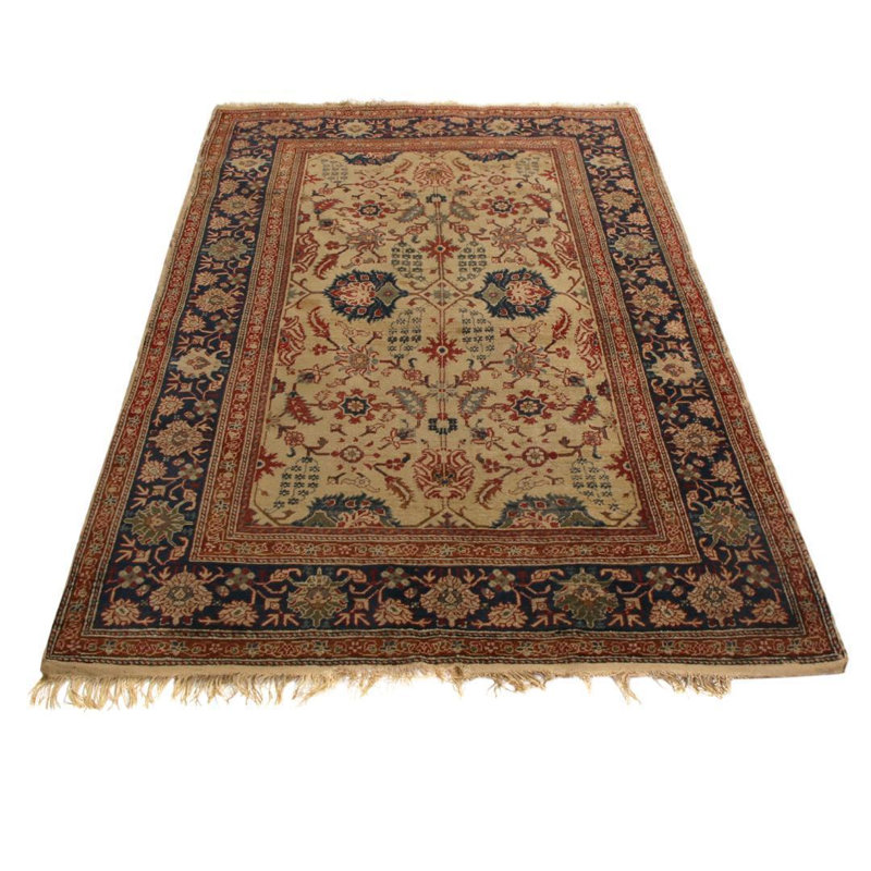 One-of-a-Kind 4'1" x 5'9" Hand Knotted Area Rug
