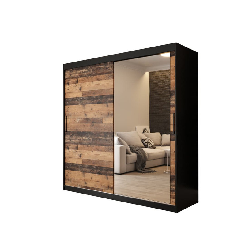 Adlar 2 Door Manufactured Wood Wardrobe