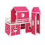Lit mezzanine simple avec glissade et tour-1419212639