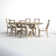 Regan 6 - Person Extendable Trestle Dining Set
