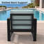 Fauteuil d'extérieur en métal Dulcie avec coussins Sunbrella®-1247566517