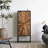 51” Tall Reclaimed Wood Parquet Accent Dresser Cabinet