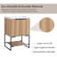 Meuble-lavabo simple 24,07 po avec plateau en résine Fallsbrook-1950702745-1951017656