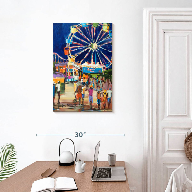 Carnaval de nuit Kerner, H 30 po x l 20 po