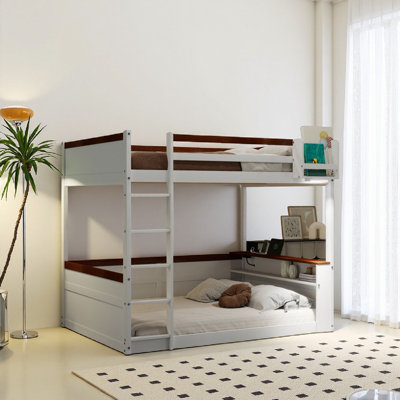 Queen Size Wooden Bunk Bed