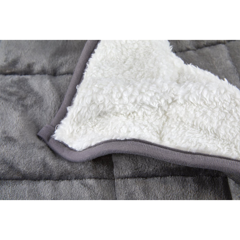 Rosia Weighted Throw Blanket, Grey
