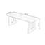 Bureau d'écriture rectangulaire en bois massif brun-914354963
