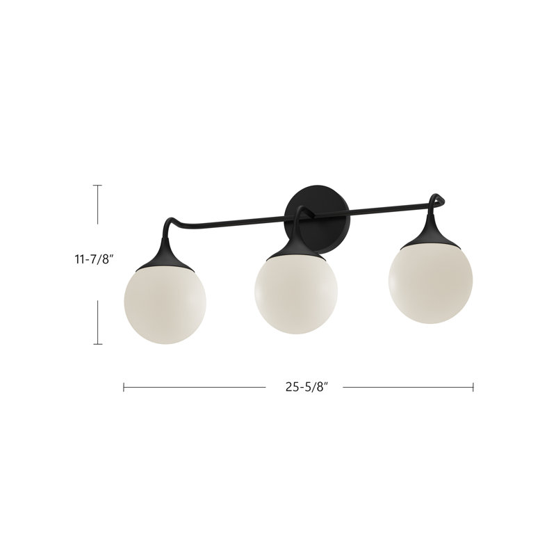 Nedra Vanity Light, Aged Gold, 3