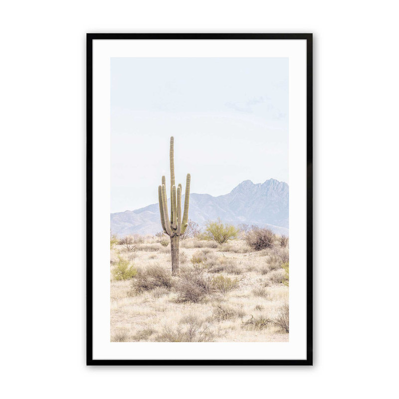 Impression de beauté Barren, H 11 po x l 9 po x P 1,25 po, Cadre noir satiné