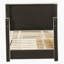 Lit plateforme tapissier avec lit gigogne et 3 tiroirs