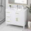 Meuble-lavabo 36 po avec lavabo et rangement élégant