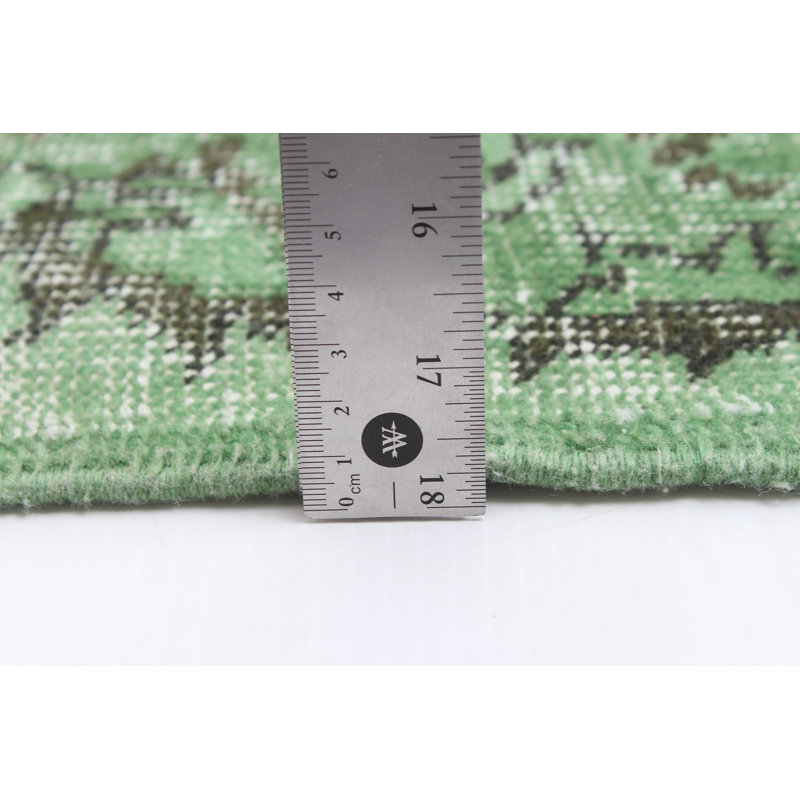 Tapis transitionnel de couleur verte 4 pi 0 po x 6 pi 10 po
