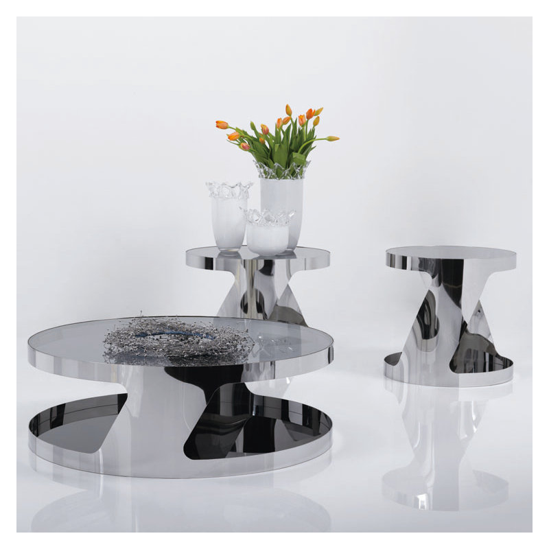 Pinckneyville Glass Top Coffee Table
