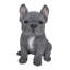 Statue chiot bouledogue français assis
