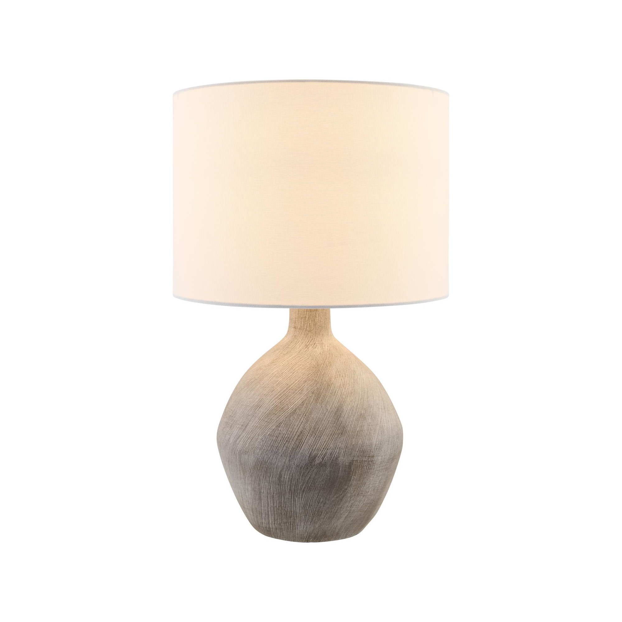Hirotada Table Lamp, Dark Gray, White
