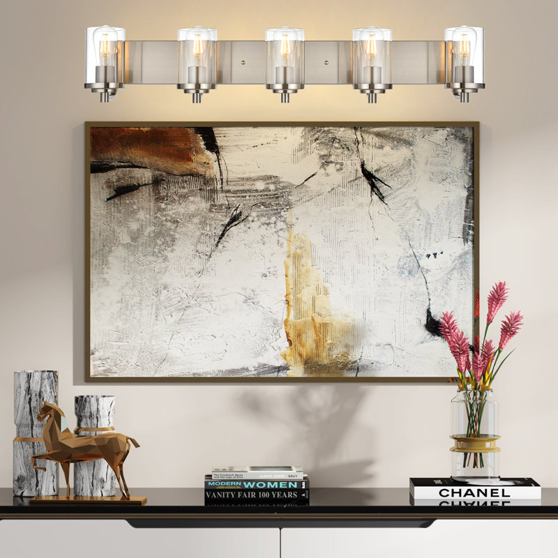 Coad 5 - Light Dimmable Vanity Light, Brushed Nickel