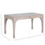 Vesey Mahogany Wood Desk - 1 Drawers, Whitewashed Raffia