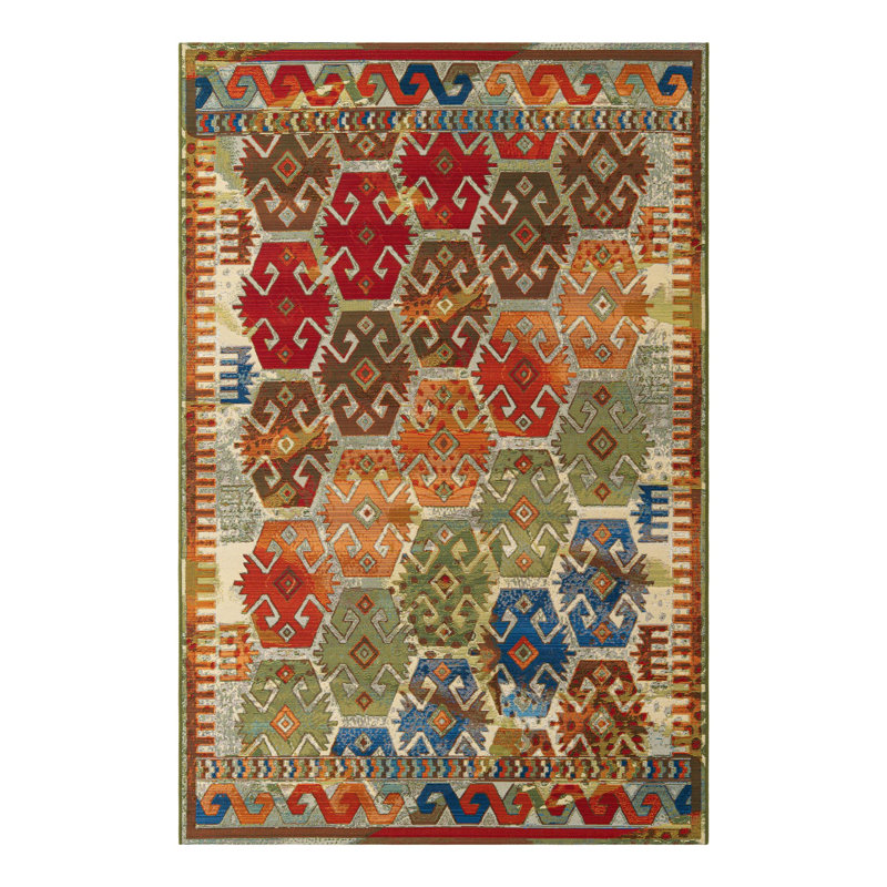 Adana Marcion Indoor/Outdoor Area Rug, Rectangle 5'3" x 8'