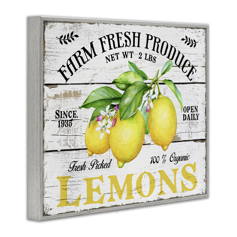 «Farm Fresh Produce», estampe numérique par Creatif Belle, H 11 po x l 14 po, Estampe numérique Farmhouse