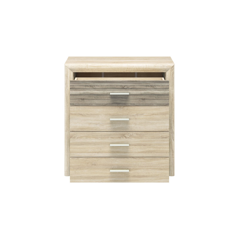 Skelton 92cm W 4 - Drawer Chest of Drawers