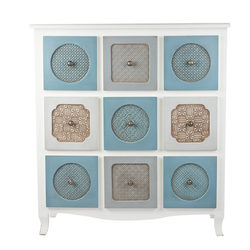 Poquito 100 cm W Chest of 9 Drawers