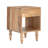 Orleans 1 Drawer Solid Wood Nightstand with Open Storage Shelf-969932895