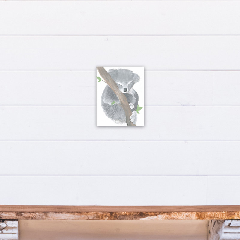 Art sur toile sleepy koala Bradley, H 10 po x l 8 po x P 1,25 po