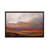 Dark Rustic Wood Floater Framed