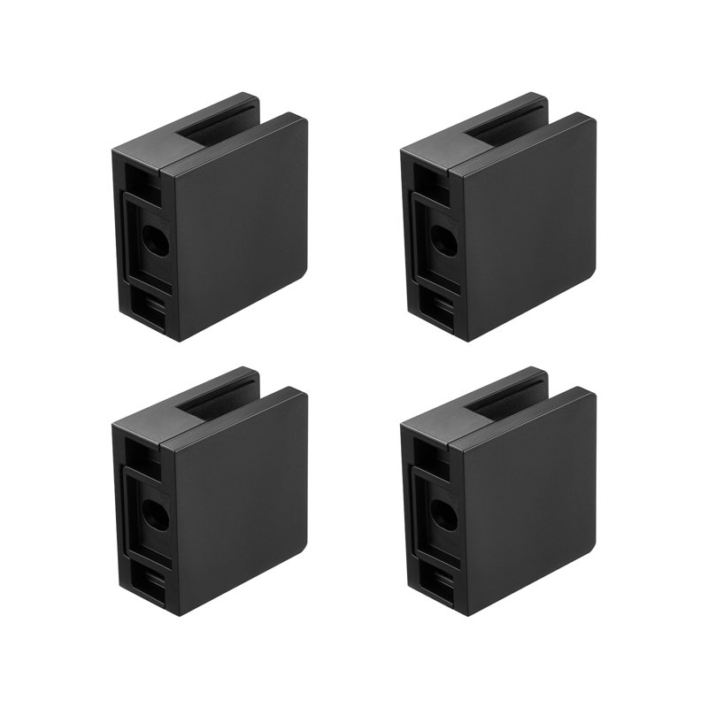 Poteau d'angle en acier inoxydable noir VEVOR