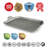 Flonal Monolite Multipurpose Griddle Plate 13.8 X 9.8 Inch – Nonstick Forged Aluminum, Induction Suitable