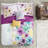 Full/queen Bedding With Blue Floral Print, Comforter , Full/queen, Pillow