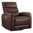 Wyat Sia Geniune Leather Swivel Power Recliner-111633095