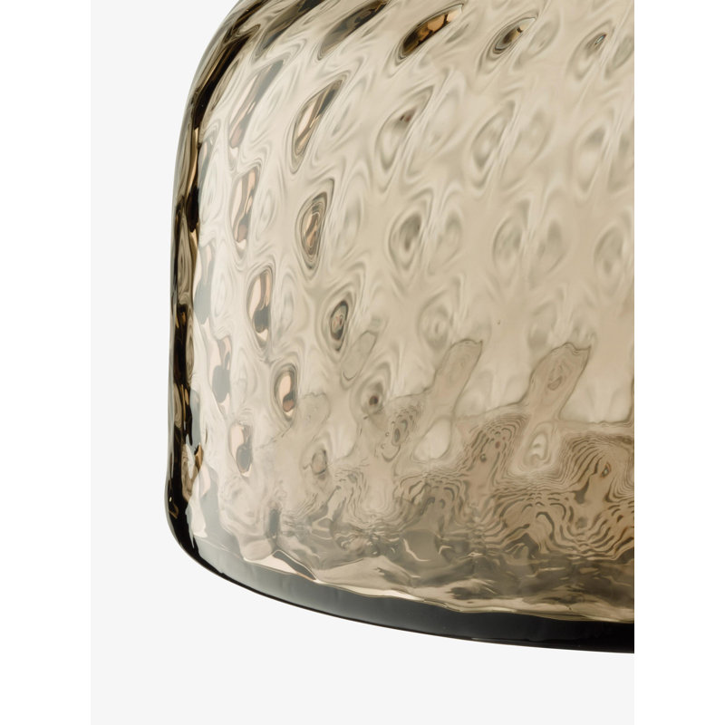 Dapple Handmade Glass Table Vase, Earth Brown